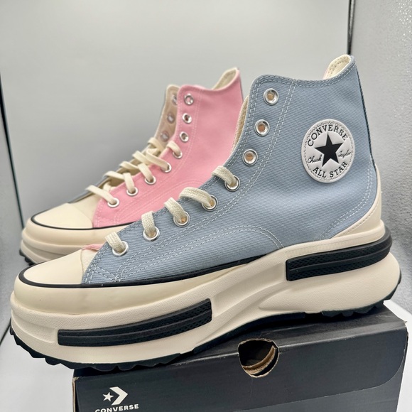 NWT Converse Run Star Legacy CX Hi Ocean Retreat Blue / Sunrise Pink UNISEX - Picture 2 of 16